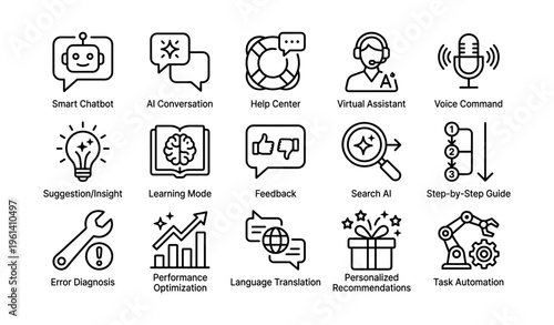 Ai solutions: chatbot, virtual assistant, voice command, performance optimization, task automation