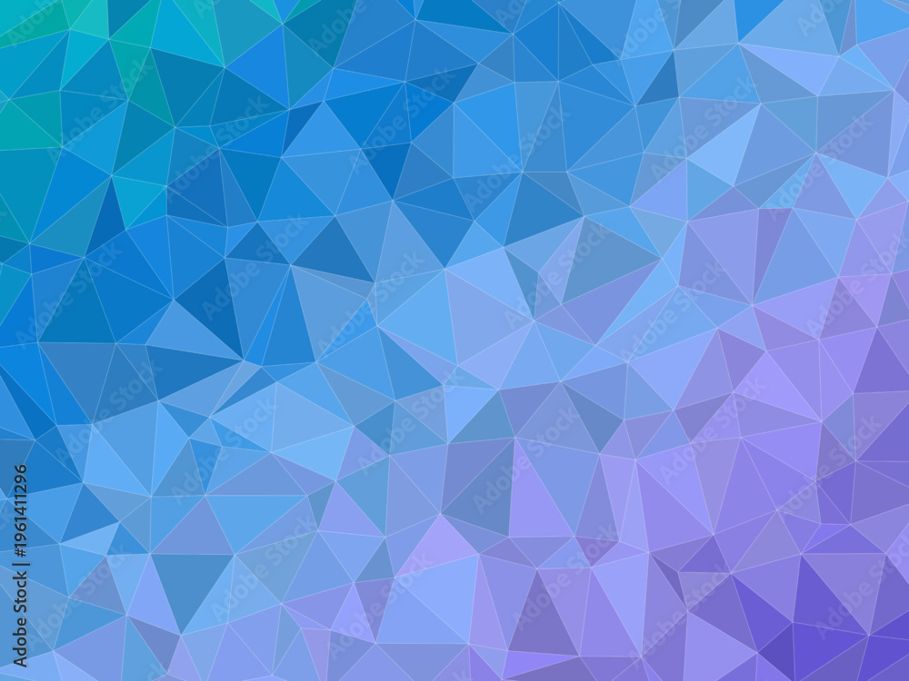 Fototapeta premium Colorful Low Poly Mosaic Pattern Digital Art Design