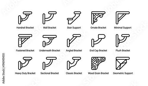 Variety of bracket designs for architectural and structural applications