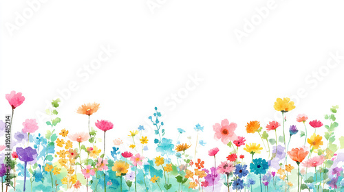 Elegant wedding invitation card background . Minimal hand painted watercolor Cosmosflowers texture template background. Design for wedding, vip cover, poster, rsvp moderncard. Valentine's Day