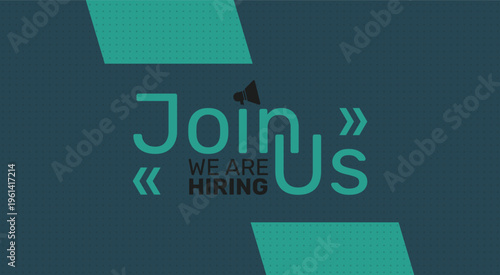 Join Us We Are Hiring Recruitment Announcement