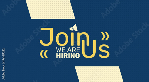 Join Us We Are Hiring Recruitment Announcement