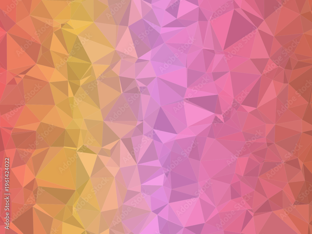 Fototapeta premium Geometric Crystal Grid Vibrant Triangulation Backdrop