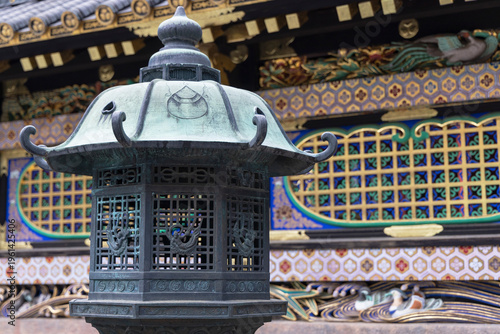 Explore stone lantern at Toshogu Temple showcasing intricate design and cultural significance in Nikko Tochigi Japan