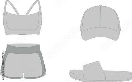 vectores ropa deportiva