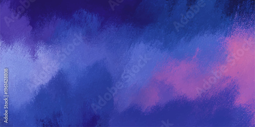 Abstract watercolor background featuring blue paint textures that blend like stormy clouds and dark smoke in a bright nature design