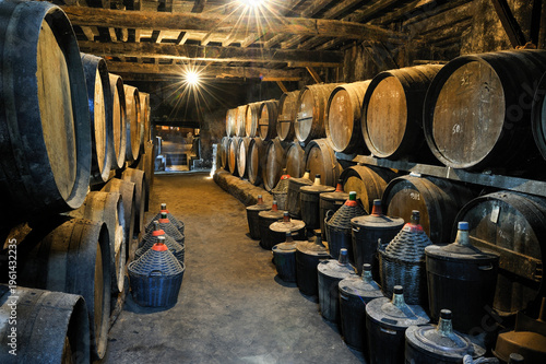 Exploring the cellar of a 17th century wine estate in Occitanie region of France