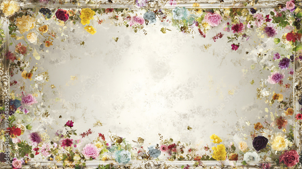 custom made wallpaper toronto digitalwatercolor botanical rose flowers texture template background.Elegant wedding invitation card background . Minimal hand painted Design for wedding or Valentine's Day