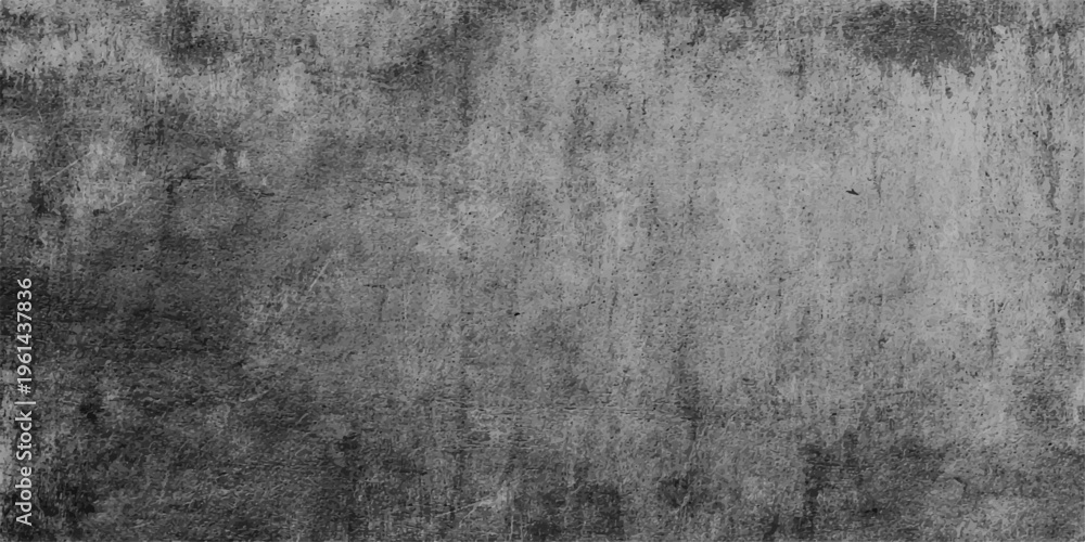 Obraz premium A dark aged stone surface with a vintage gray grunge wall texture creates an old rough concrete backdrop featuring a dirty black paint pattern and antique paper design