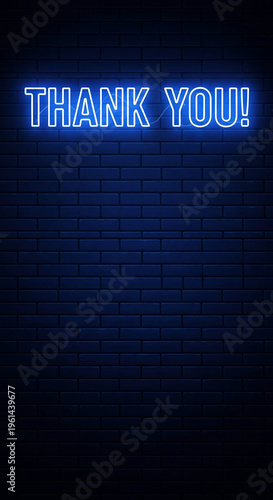 Image shows blue neon 