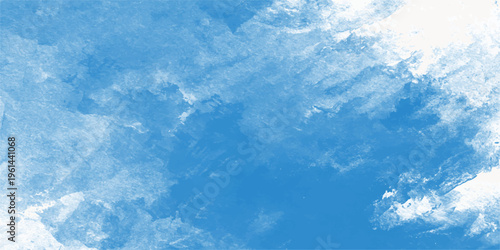A beautiful blue sky background features fluffy white clouds on a bright sunny day, showcasing a clear summer atmosphere and high cloudscape in the light of the heaven-like outdoors