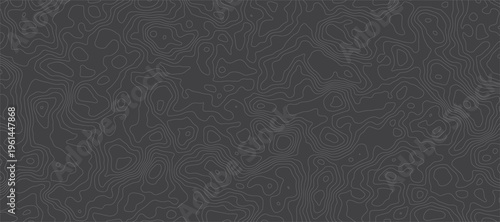 colorful modern topographic map pattern with intricate line designs and swirling shapes with wavy lines and contours on a solid background.