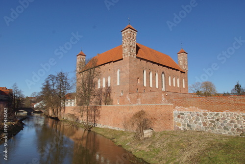 Zamek Biskupi w Lidzbarku Warmińskim. Polska - Mazury - Warmia.	