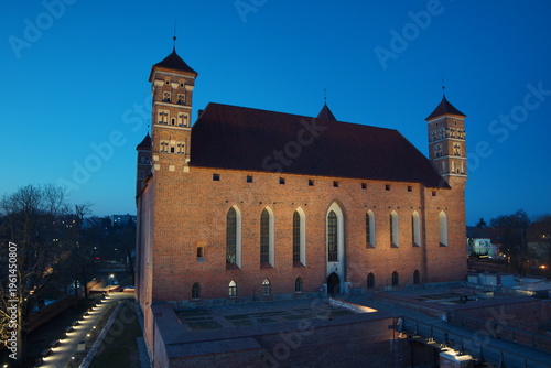 Zamek Biskupi w Lidzbarku Warmińskim. Polska - Mazury - Warmia.	