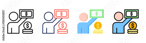 Backer icon sheet multiple style collection