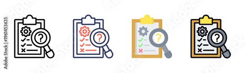 Testing icon sheet multiple style collection