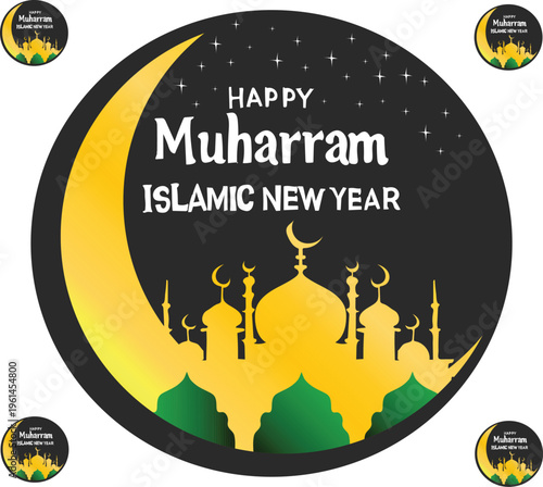 happy muharram Islamic new year, happy muharram, muslim, greeting, background, celebration