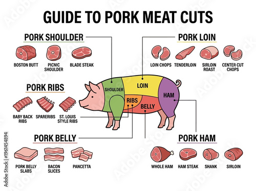 Comprehensive Guide to Pork Meat Cuts and Their Culinary Uses