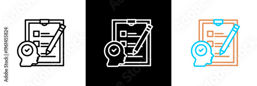 Self Assessment on white and black background