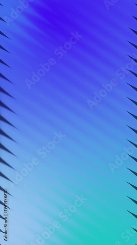 Vertical Blue-Cyan Gradient Warp Motion Background with Grain and Glow Effects and Soft White Glow for Mobile UI, Social Media Stories, and Motion Graphics