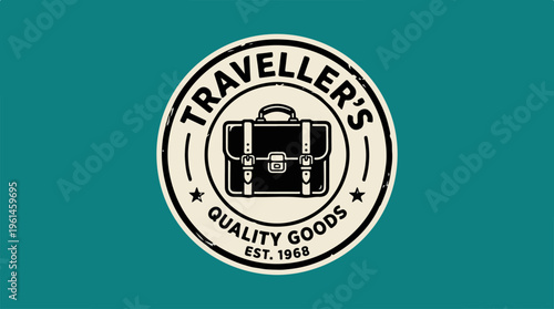 Vintage Travellers Goods Logo - Quality Travel Accessories Since 1968.
