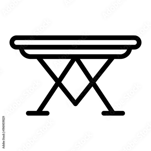 Foldable Furniture - Space Saving Collapsible Home Design line icon