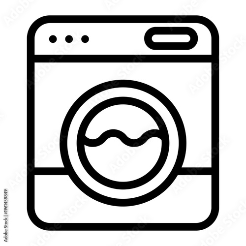 Laundry Sorting System - Organized Clothes Separation for Efficient Washing line icon