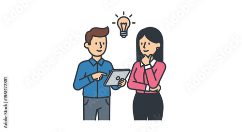 Business people discussing ideas together 4.