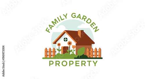 House with picket fence logo graphic.