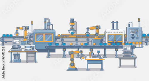 Industrial machinery manufacturing production line equipment 3.