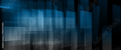 blue and grey horizontal abstract digital background with motion blur and halftone texture 