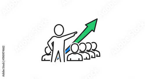 Businessman presenting to a group 1.