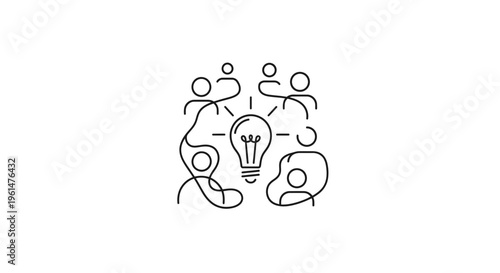 People thinking and having ideas together.