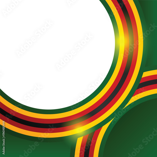 Zimbabwe Independence Day Frame Design for Celebration Events