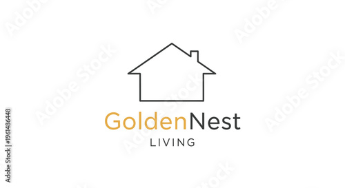 Golden Nest Living House Logo.