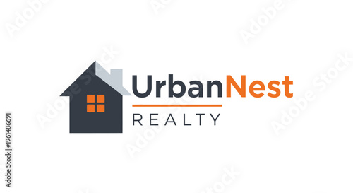 Urban Nest Realty Logo Design.