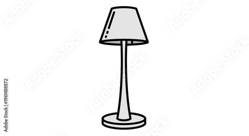 Simple Desk Lamp With Shade.