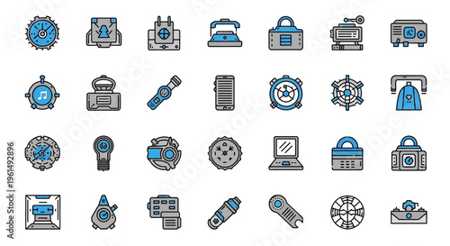 Business icons and symbols collection.