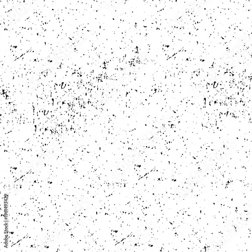 Subtle black and white dust and scratches grunge texture overlay. Abstract distressed speckled pattern with dirt and noise for vintage design backgrounds