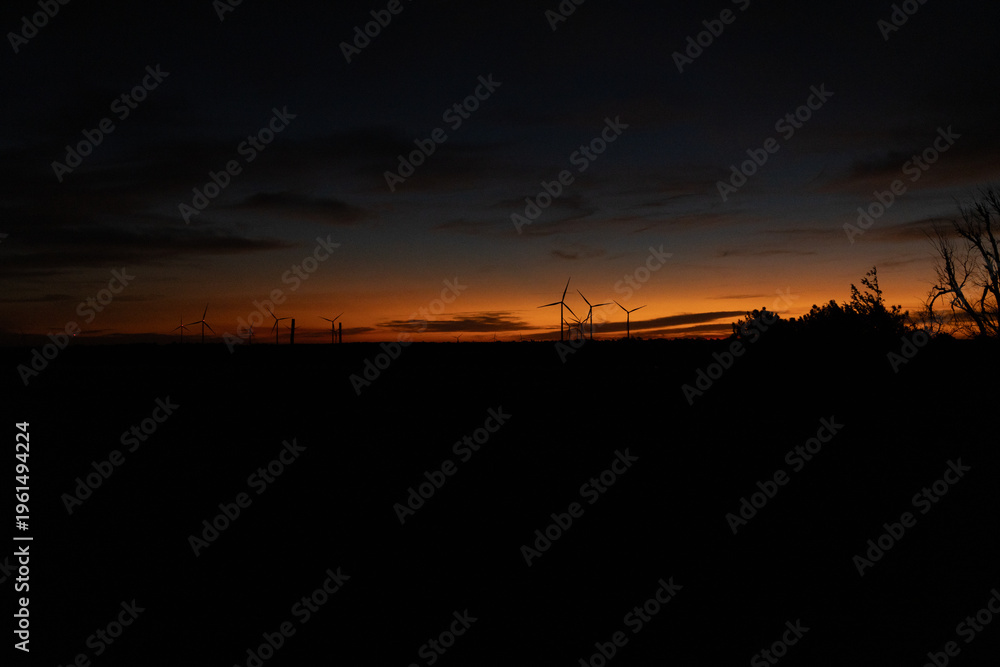 Fototapeta premium sunrise in oklahoma usa