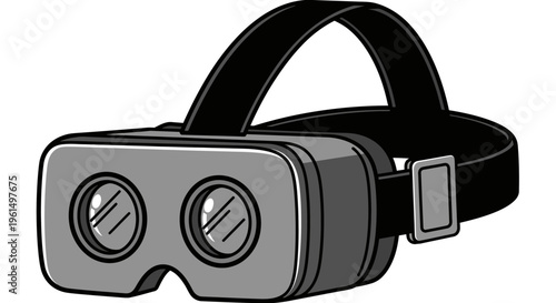 Virtual reality headset device equipment.