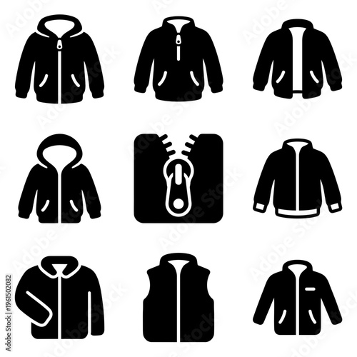 Collection of Stylish Hoodies and Jackets for Casual Wear.