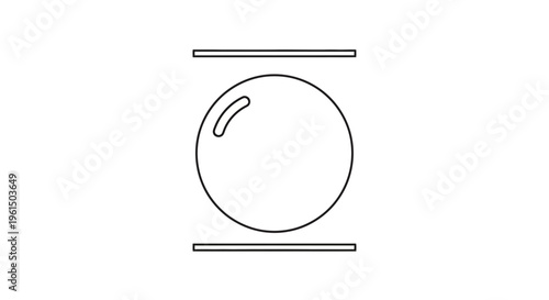 Minimalist black line icon illustrating normal tumble dry cycle for garment care instructions