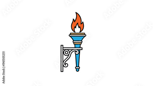 Beautiful green hummingbird hovering while drinking nectar from bright pink lily flowers against a white background.