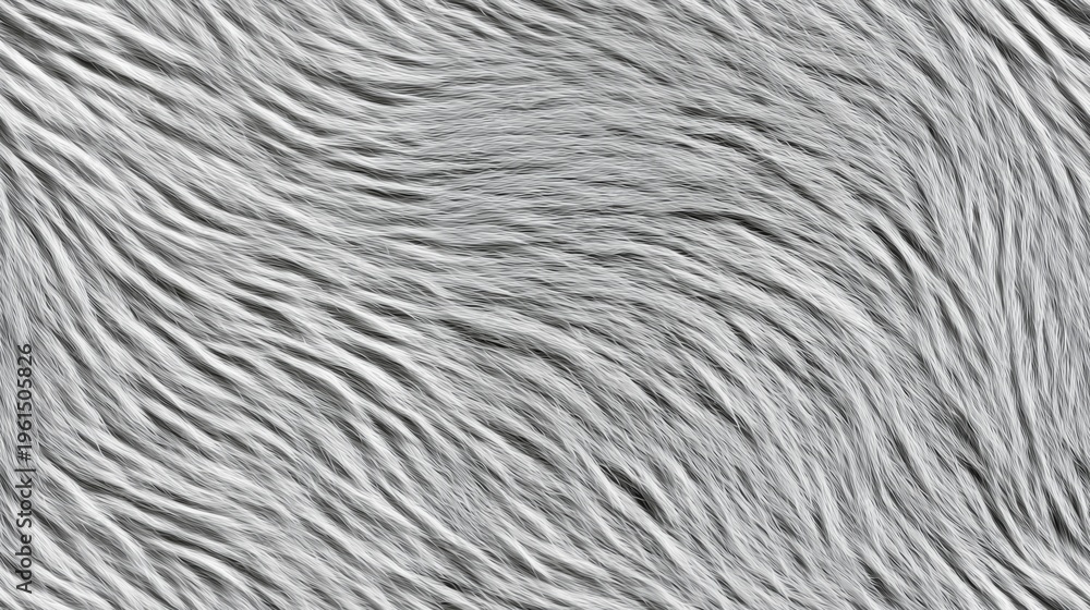 Fototapeta premium fur texture seamless background with soft natural animal hair pattern