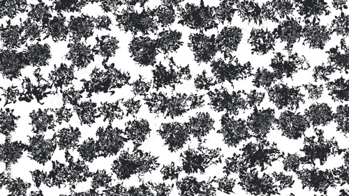 Texture in the form of densely located dirty spots.