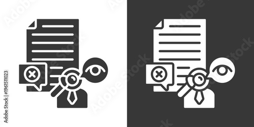 Genre Icon Set Vector Collection Isolated In Black And White