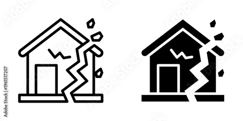 Destroy icon, element icon for design branding, print, and digital media