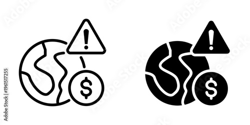 Meltdown icon, element icon for design branding, print, and digital media