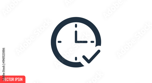 Clock with refresh arrow symbol.